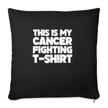 Cancer - Housse de coussin décorative 45 x 45 cm - noir - Devant
