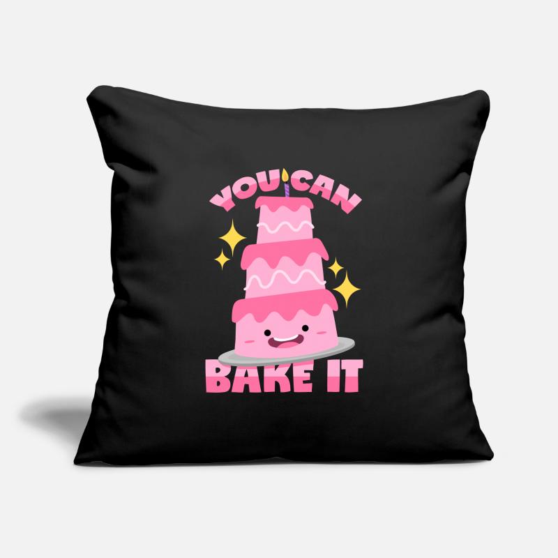 Cake Baking Puns Sofa pillowcase 17,3'' x 17,3'' (45 x 45 cm)