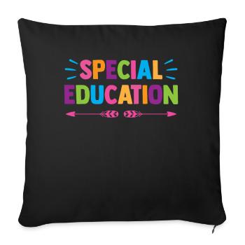 Special Education Teachers Special Education Profession - Sofa pillowcase 17,3'' x 17,3'' (45 x 45 cm) - black - Front