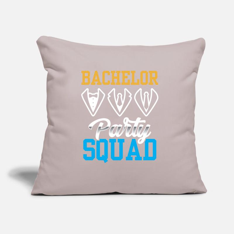 Bachelor Party Squad Bride Bachelor Sofa pillowcase 17,3'' x 17,3'' (45 x 45 cm)