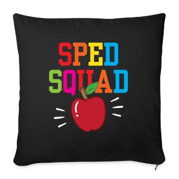 Special Education Team Profession Special Education Teacher - Sofa pillowcase 17,3'' x 17,3'' (45 x 45 cm) - black - Front
