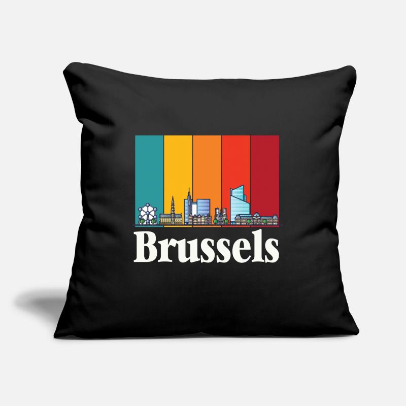 Brussels Atomium Atomic Nucleus Science of Physics Sofa pillowcase 17,3'' x 17,3'' (45 x 45 cm)