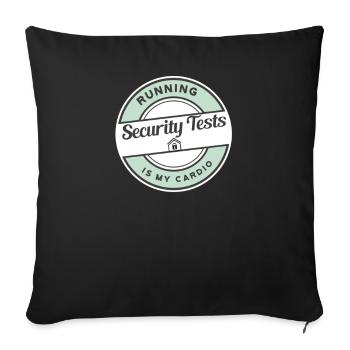 Cybersecurity - IT Security Computer Scientist - Sofa pillowcase 17,3'' x 17,3'' (45 x 45 cm) - black - Front