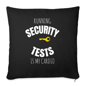 Cybersecurity - IT Security Computer Scientist - Sofa pillowcase 17,3'' x 17,3'' (45 x 45 cm) - black - Front