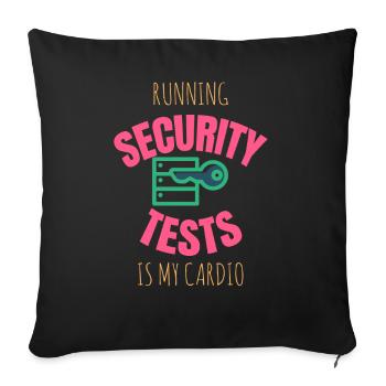 Cybersecurity - IT Security Computer Scientist - Sofa pillowcase 17,3'' x 17,3'' (45 x 45 cm) - black - Front