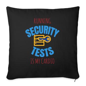 Cybersecurity - IT Security Computer Scientist - Sofa pillowcase 17,3'' x 17,3'' (45 x 45 cm) - black - Front