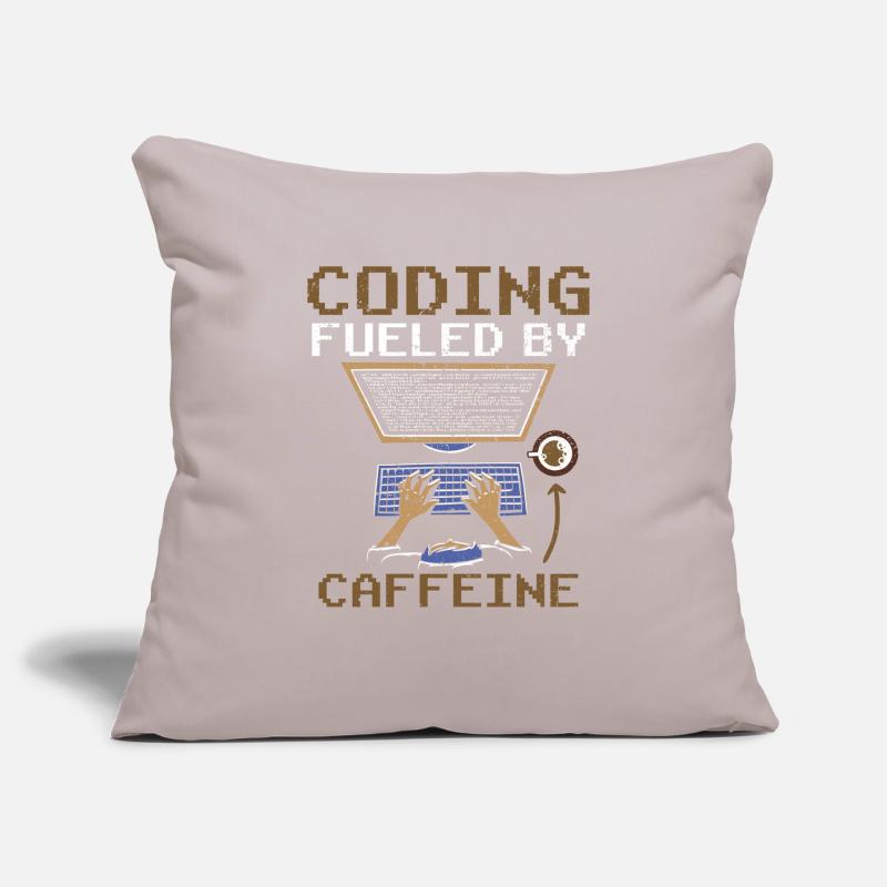 Programmieren Angetrieben Durch Koffein Coding Sofakissenbezug 45 x 45 cm