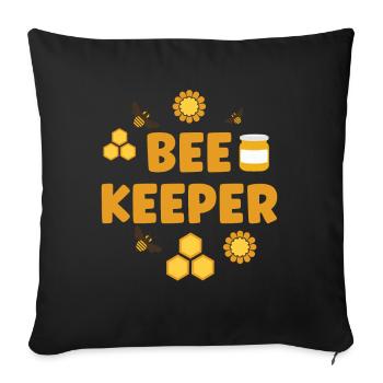 Imker Imkerei Honigbiene Imkern - Sofakissenbezug 45 x 45 cm - Schwarz - Vorne