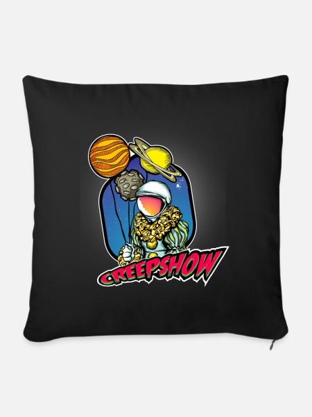 Astronaut - Sofakissenbezug 45 x 45 cm - Schwarz
