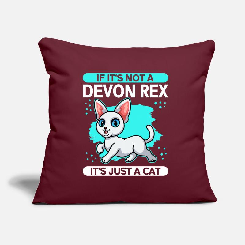 Devon Rex Cat Cat Owner Cat Gift Sofa pillowcase 17,3'' x 17,3'' (45 x 45 cm)