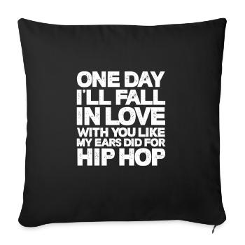 Hip Hop Rap Music Rapper Hiphop Gift - Housse de coussin décorative 45 x 45 cm - noir - Devant