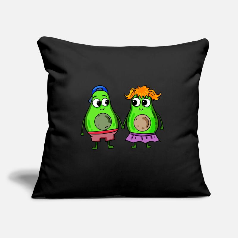 Avocado pair Sofa pillowcase 17,3'' x 17,3'' (45 x 45 cm)