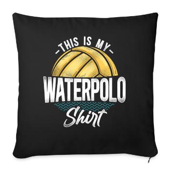 Water Polo Vintage This Is My - Sofakissenbezug 45 x 45 cm - Schwarz - Vorne