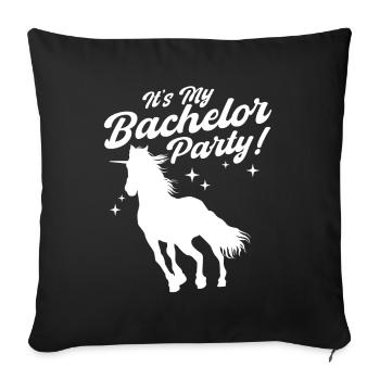 C’est My Bachelor Party - Housse de coussin décorative 45 x 45 cm - noir - Devant
