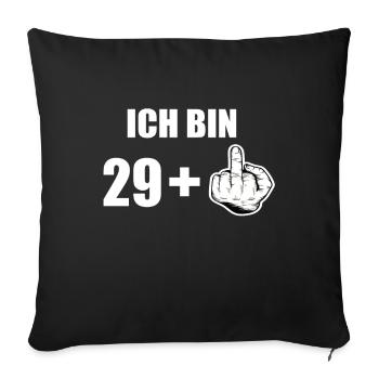 30 Geburtstag - Sofakissenbezug 45 x 45 cm - Schwarz - Vorne