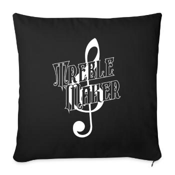 Treble Maker - Klavierspieler Pianiste - Housse de coussin décorative 45 x 45 cm - noir - Devant