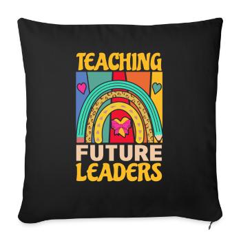 Primary School Teacher Kindergarten Educator - Sofa pillowcase 17,3'' x 17,3'' (45 x 45 cm) - black - Front