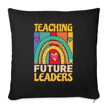 Primary School Teacher Kindergarten Educator - Sofa pillowcase 17,3'' x 17,3'' (45 x 45 cm) - black - Front