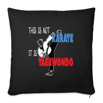 This is Taekwondo Cool Korean Martial Arts - Sofa pillowcase 17,3'' x 17,3'' (45 x 45 cm) - black - Front