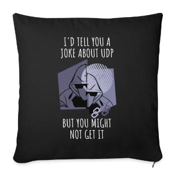 Cybersecurity - IT Security Computer Scientist - Sofa pillowcase 17,3'' x 17,3'' (45 x 45 cm) - black - Front