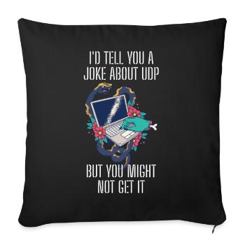 Cybersecurity - IT Security Computer Scientist - Sofa pillowcase 17,3'' x 17,3'' (45 x 45 cm) - black - Front