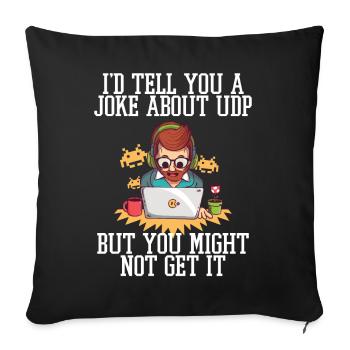 Cybersecurity - IT Security Computer Scientist - Sofa pillowcase 17,3'' x 17,3'' (45 x 45 cm) - black - Front
