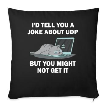 Cybersecurity - IT Security Computer Scientist - Sofa pillowcase 17,3'' x 17,3'' (45 x 45 cm) - black - Front