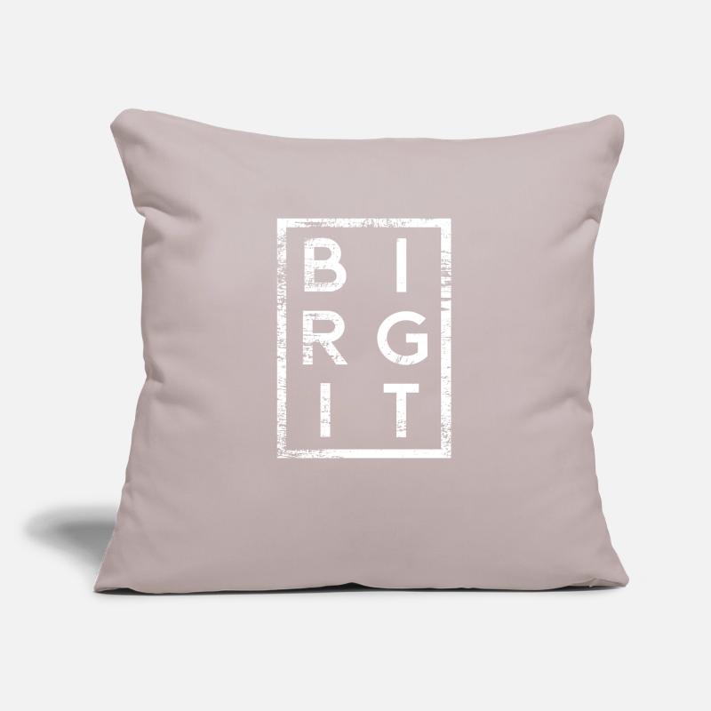 Birgit Minimalisme Housse de coussin décorative 45 x 45 cm