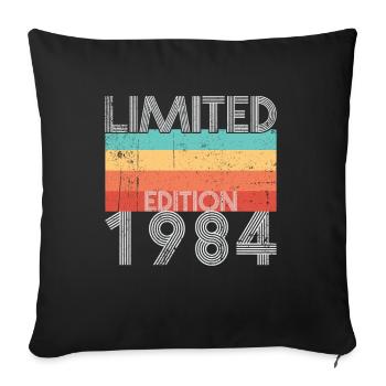 Limited Edition Retro 1984 - Sofakissenbezug 45 x 45 cm - Schwarz - Vorne