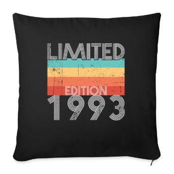 Limited Edition Retro 1993 - Sofakissenbezug 45 x 45 cm - Schwarz - Vorne