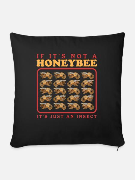 Imker Bienenzucht Bienenzüchter Bienen Geschenk - Sofakissenbezug 45 x 45 cm - Schwarz
