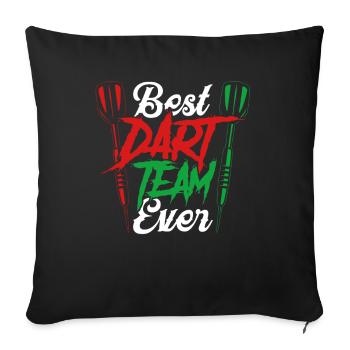 Best darts team of all time darts darts - Sofa pillowcase 17,3'' x 17,3'' (45 x 45 cm) - black - Front