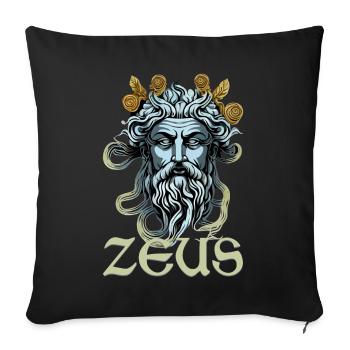 Greek God Zeus Greece Ancient Mythology - Sofakissenbezug 45 x 45 cm - Schwarz - Vorne