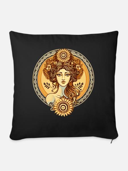Aphrodite Greek Goddess Love And Beauty Ancient My - Sofakissenbezug 45 x 45 cm - Schwarz
