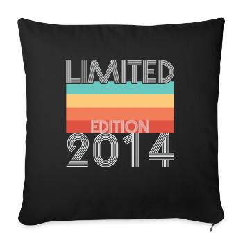 Limited Edition Retro 2014 - Sofa pillowcase 17,3'' x 17,3'' (45 x 45 cm) - black - Front