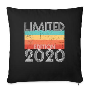 Limited Edition Retro 2020 - Sofakissenbezug 45 x 45 cm - Schwarz - Vorne