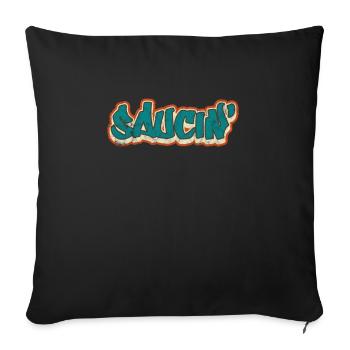 Hip-hop - Housse de coussin décorative 45 x 45 cm - noir - Devant