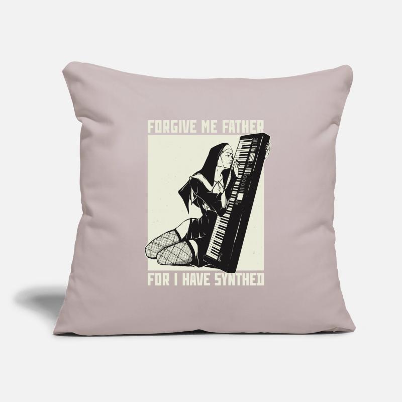 Synth Techno Musik Funny Synthesizer Sofakissenbezug 45 x 45 cm