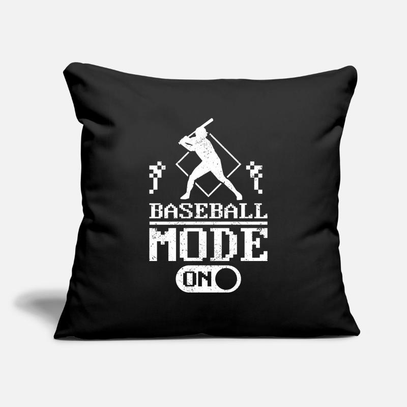 Mode baseball activé Housse de coussin décorative 45 x 45 cm