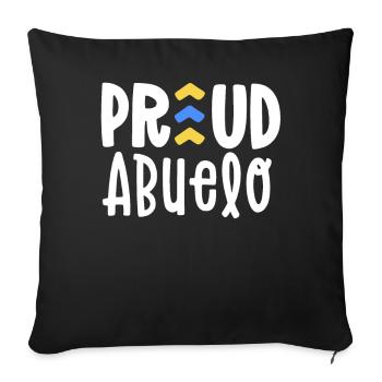 Proud Abuelo Down Syndrome Grandpa Family T21 - Sofa pillowcase 17,3'' x 17,3'' (45 x 45 cm) - black - Front