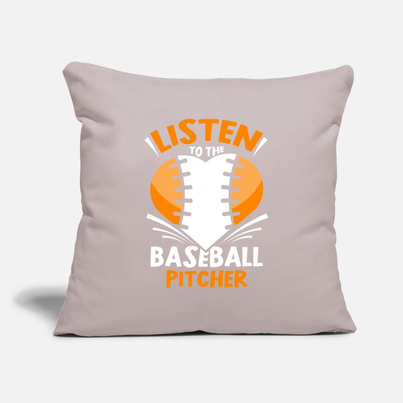 Écouter le lanceur de baseball Hobby Baseball Pitcher Housse de coussin décorative 45 x 45 cm