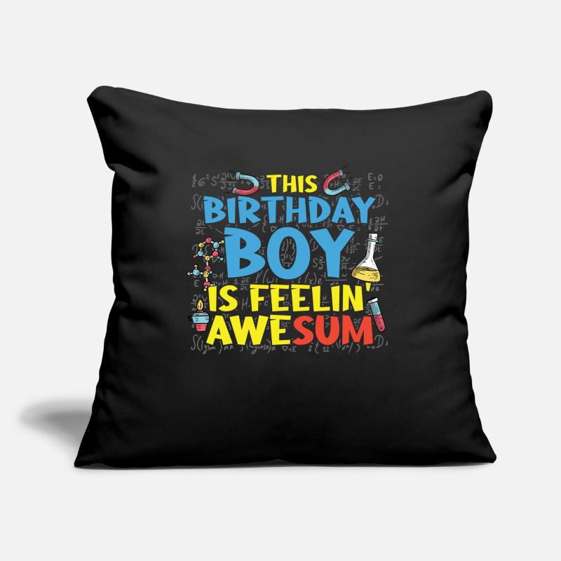 This birthday boy always has a solution Sofa pillowcase 17,3'' x 17,3'' (45 x 45 cm)