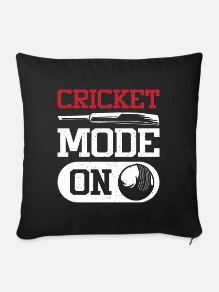 Cricket mode on - Sofakissenbezug 45 x 45 cm - Schwarz