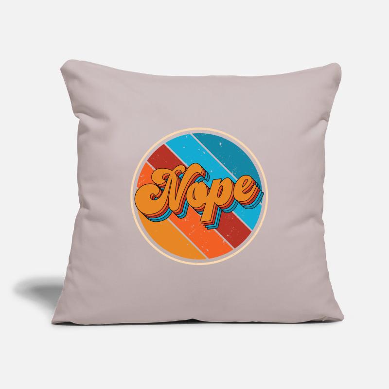 Nope Sofa pillowcase 17,3'' x 17,3'' (45 x 45 cm)
