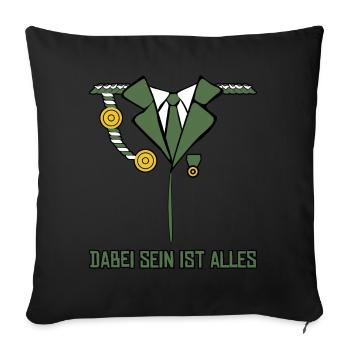 Schützenkönig Witz Sport Shooter - Housse de coussin décorative 45 x 45 cm - noir - Devant