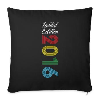 Edition Limitée 2016 - Housse de coussin décorative 45 x 45 cm - noir - Devant