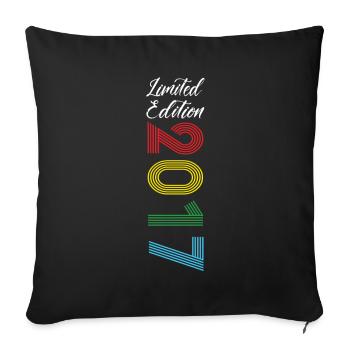 Édition Limitée 2017 - Housse de coussin décorative 45 x 45 cm - noir - Devant