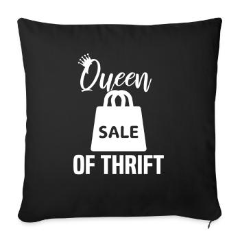 Secondhand Shop Secondhand Eco Hipster Used - Sofa pillowcase 17,3'' x 17,3'' (45 x 45 cm) - black - Front