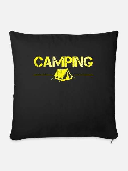 Campen - Sofakissenbezug 45 x 45 cm - Schwarz