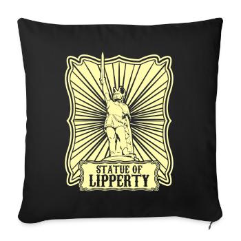 Hermannsdenkmal Statue de Lipperty - Housse de coussin décorative 45 x 45 cm - noir - Devant